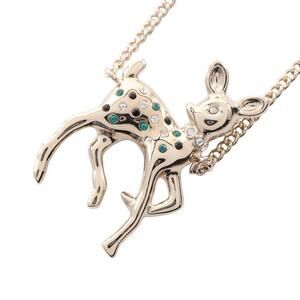 Chanel CHANEL Year Gift 2025 Coco Mark Bambi Necklace Jewelry GP (Gold Plated...